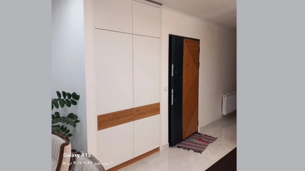 ساخت کمد دیواری ریلی ام دی اف در مازندران طراحی اختصاصی و ضد رطوبت